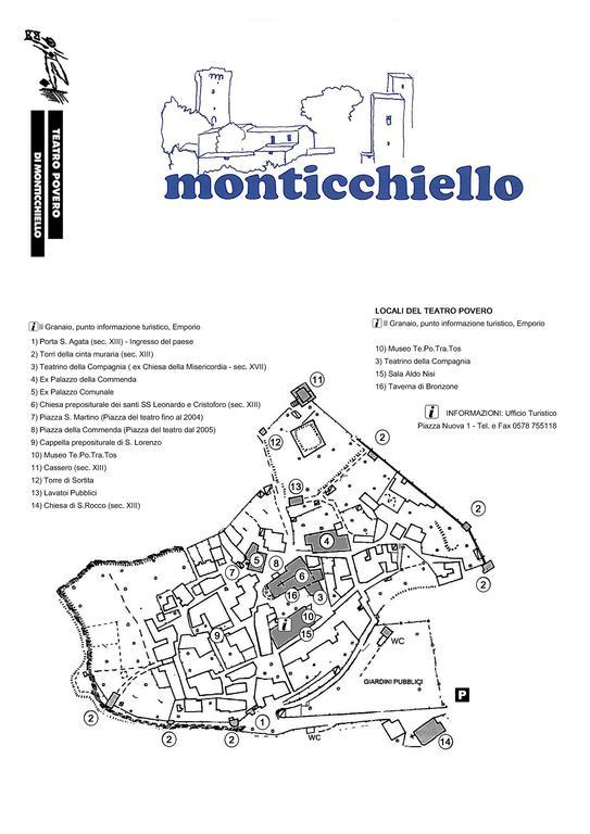 Foresteria Del Teatro Povero Monticchiello Quarto foto